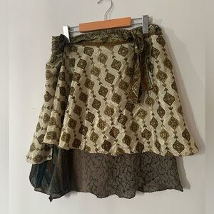 Wrap Skirt | 100% Silk | Guru
